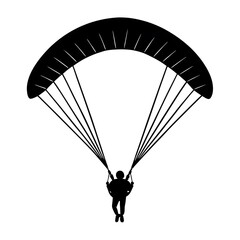 paraglider silhouette