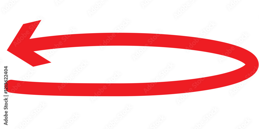 Poster circle arrow on transparent background. refresh, reload, recycle, loop rotation sign