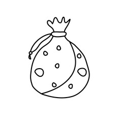 drawstring bags vector