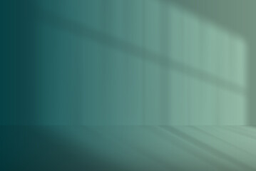 Studio room with windows shadow on wall, Vivid blurred colorful wallpaper background