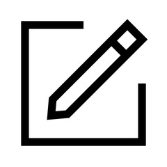 Lucq backstage black outline icon pack