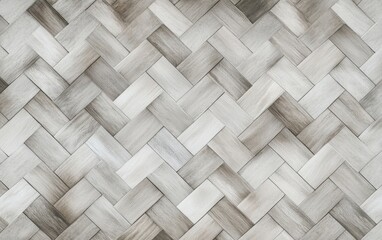 Herringbone wood floor texture, a seamless pattern with a light gray color and a grainy surface for a parquet flooring background design