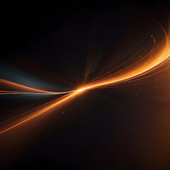 a close up of a light that is shining on a black background

