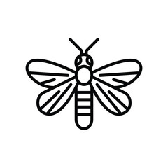 Firefly icon vector illustration, symbol for apps and websites