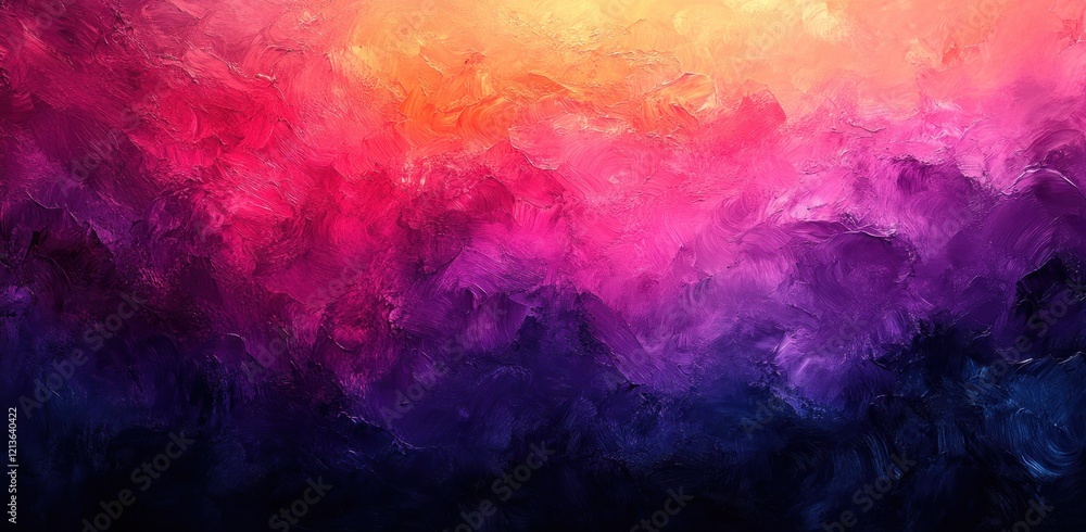 Poster abstract gradient painting with smooth transition from purple to pink soft light and fluid brush str