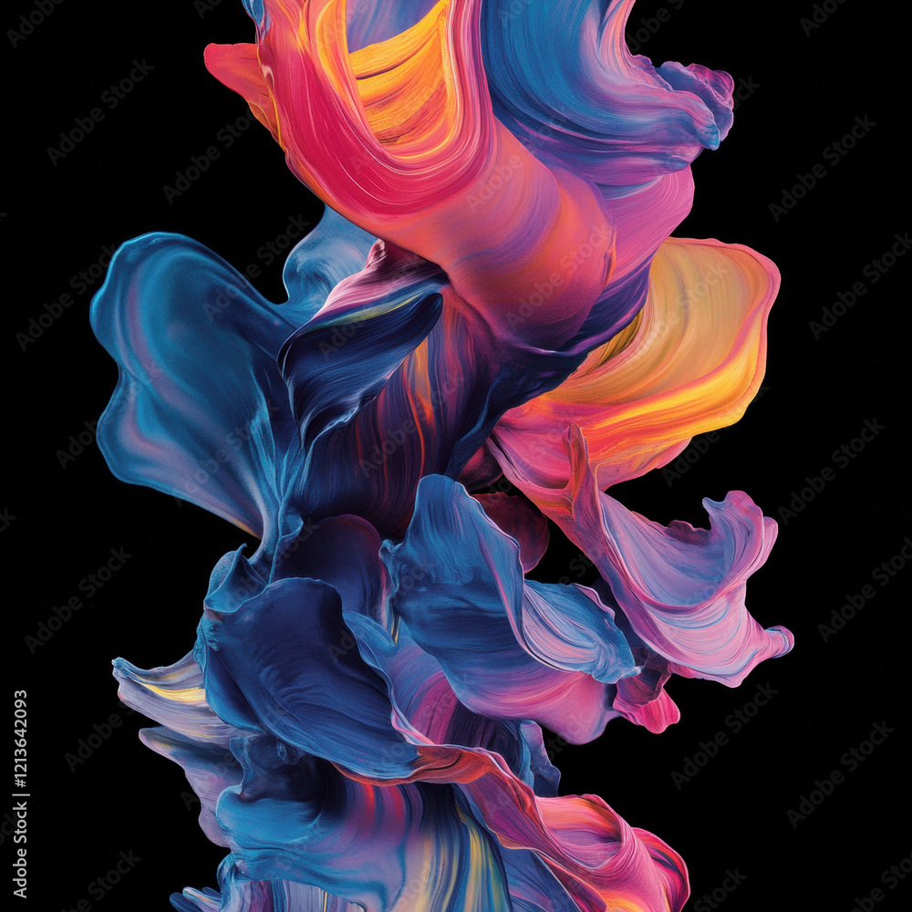 Poster the image name could be abstract smoke and light flow design