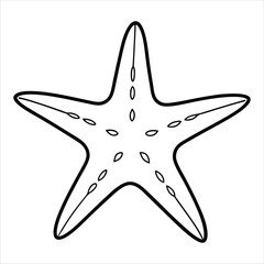 set of starfish icon, silhouette icon