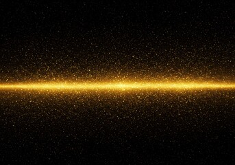 Obraz premium Golden Particles and Sparkles