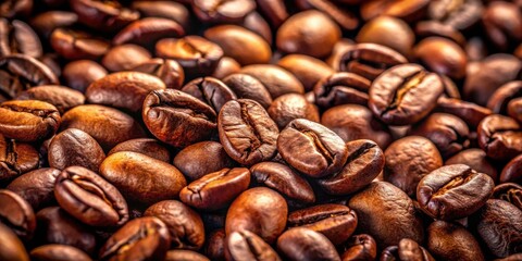 Naklejka premium Minimalist Raw Coffee Beans Photography: Fresh Roasted Coffee Bean Images, High-Resolution Coffee Bean Stock Photos