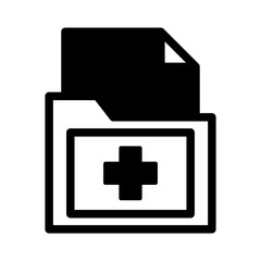 Obraz premium document health solid style