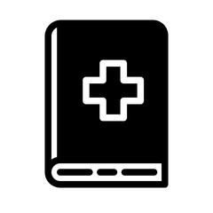 Obraz premium health book solid style