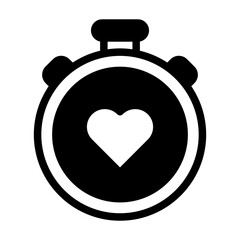 heart rate meter solid style