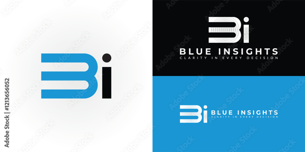 Aufkleber the dynamic logo design features the initials b and i creatively intertwined, creating a unique and 