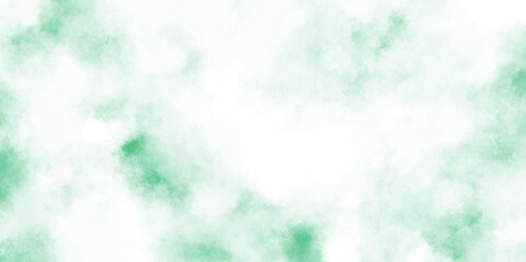 grunge light mint green watercolor background clouds texture backdrop, Abstract green color clouds background, Vibrant clear green texture with puffy and blurry natural clear clouds.