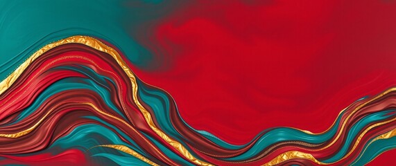 Painting with geometric shapes made with acrylic paint as abstract background