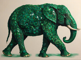 Obraz premium elephant decoration