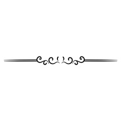 classic decorative lines text divider