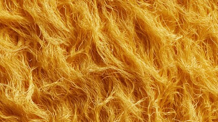 Fototapeta premium Close up of yellow silk fabric as background, macro. Soft focus
