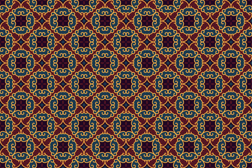 Traditional Batik Seamless Pattern