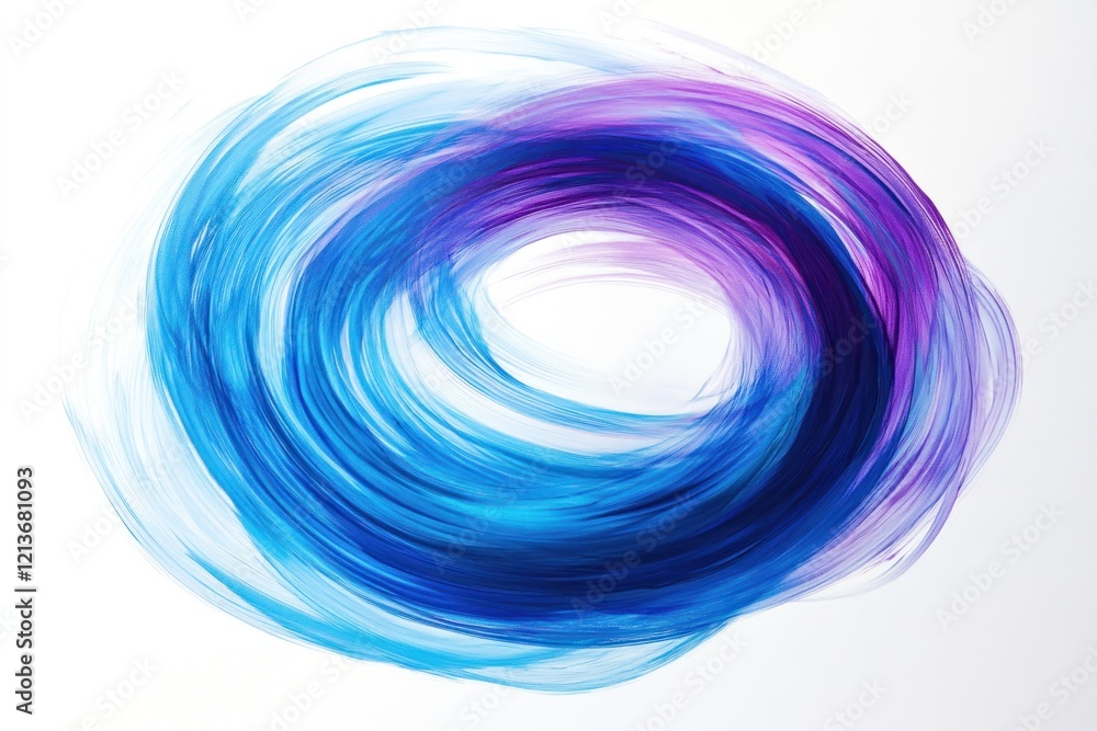 Aufkleber abstract swirling blue purple vortex design on white background for website header
