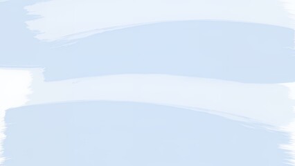 白と水色の筆跡がある抽象画　