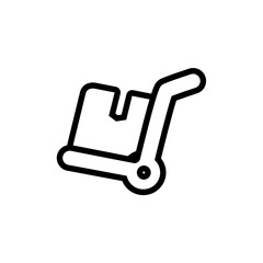 Shopping elements icon. Shopping icon. Online shopping. Black icon. Silhouette