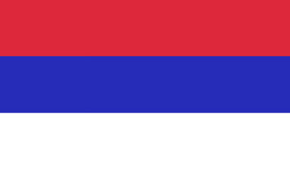 High detailed flag of Republic of Srpska. National Republic of Srpska flag. 3D illustration.