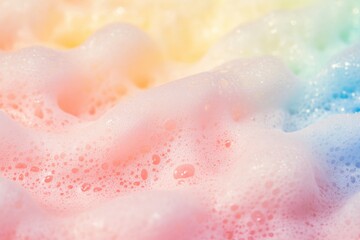 Fototapeta premium Captivating swirl of pastel foam flowing gently under soft diffused light creating a modern abstract background