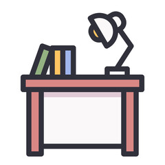 desk study filled icon