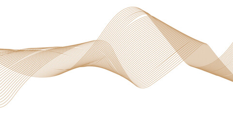 abstract smooth frequency isolated element creative blend curve flow line technology modern soft yellow web banner vector beautiful waveform light music energy design.	