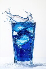 Water Splash on Glass