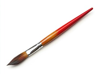 Naklejka premium Paint brush close-up