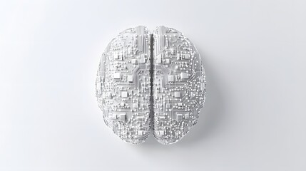 A Circuit Board Shaped Like a Human Brain