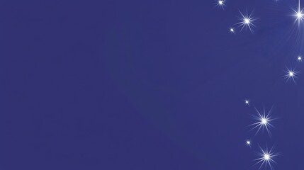 Fototapeta premium Sparkling Stars on a Deep Blue Night Sky Background