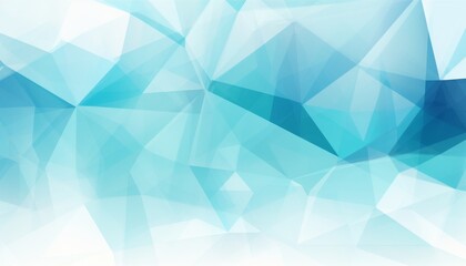 Obraz premium Geometric pattern on white background primarily with blue tint in watercolor style.