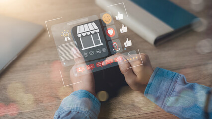 Local SEO, and consumer experience in online business reviews. local business reviews and customer feedback system on mobile devices, showcasing star ratings for small businesses. Digital marketing.