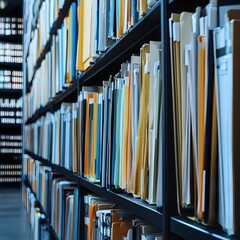 Obraz premium Compliance Focused Document Management Solutions Showcase Regulatory Checks and Retention Policies