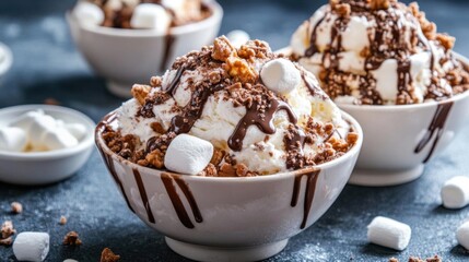Decadent Delights: Heavenly Hash Ice Cream Delight