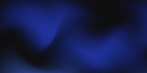 Abstract Blue and black gradient background featuring a subtle grainy texture. Ombre gradient Noise grain rough grungy & Matte shimmer. Pastel Blue gradient foil shimmer background