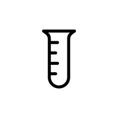 test tube icon vector template
