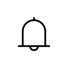 notification bell icon vector template