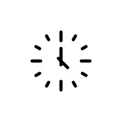 wall clock icon vector template