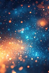 Fototapeta premium Blue and Orange Background Blur