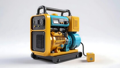 Fototapeta premium Portable Generator Power Equipment for Home and Outdoor Use