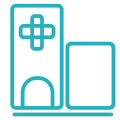 Medical care and healthcare icon pack