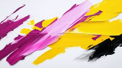 Abstract Paint Strokes