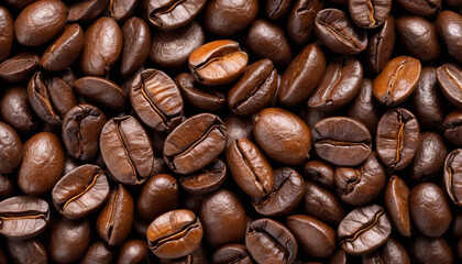 Obraz premium Aromatic Brown Roasted Coffee Bean with Caffeine Seeds, caffeine 