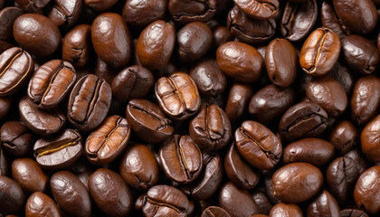 Obraz premium Aromatic Brown Roasted Coffee Bean with Caffeine Seeds, caffeine 