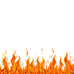 Fierce flames dance open field graphic art fiery environment close-up view captivating fire concept