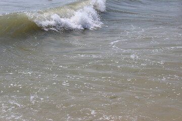waves on the beach